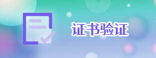 证书验证